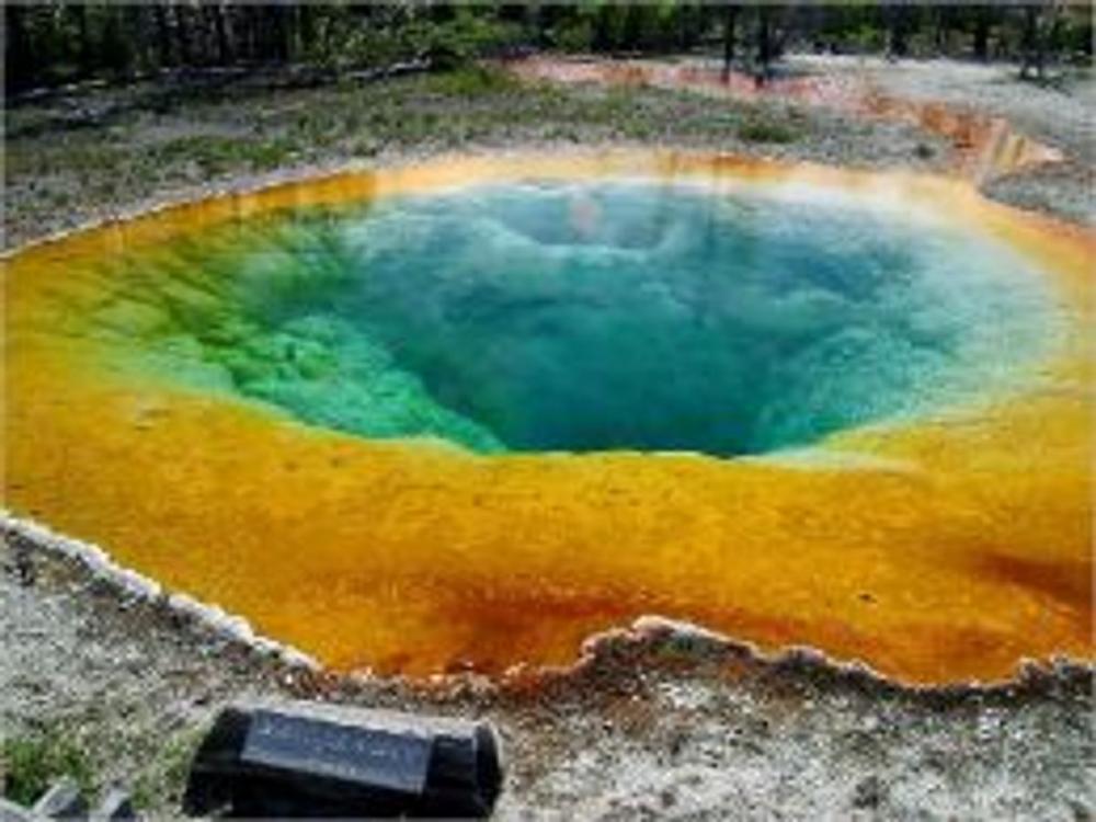 Big bigCover of A Tourists Guide to Yellowstone National Park