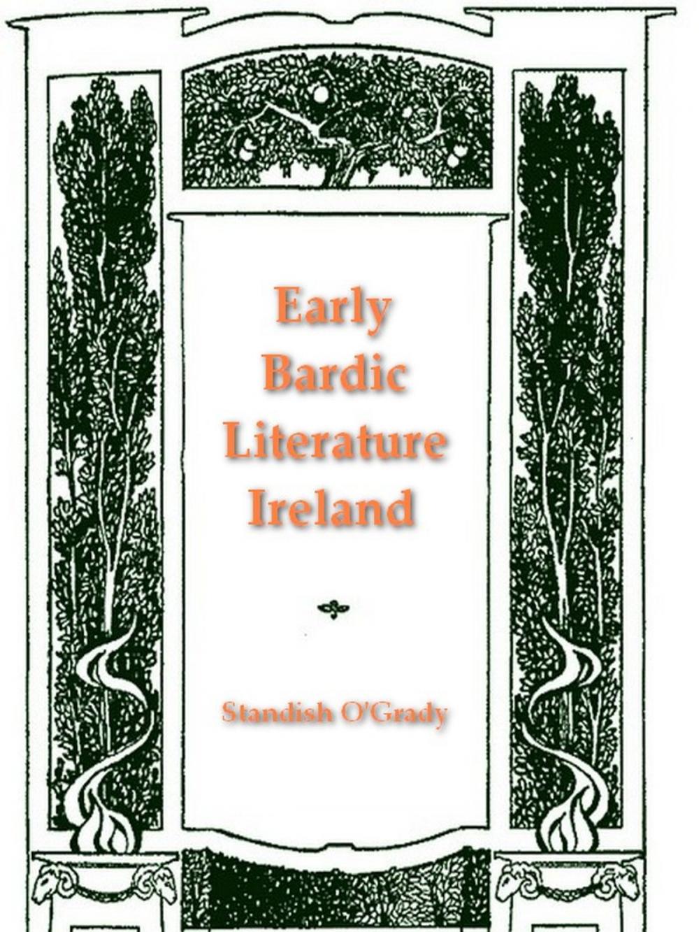 Big bigCover of Early Bardic Literature, Ireland