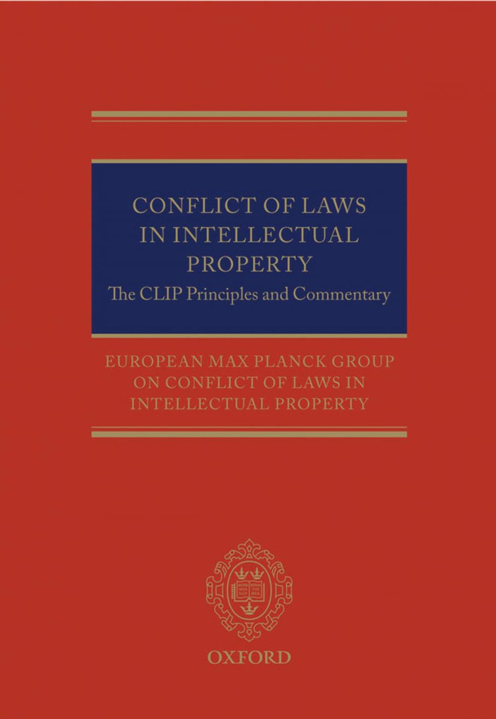 Big bigCover of Conflict of Laws in Intellectual Property