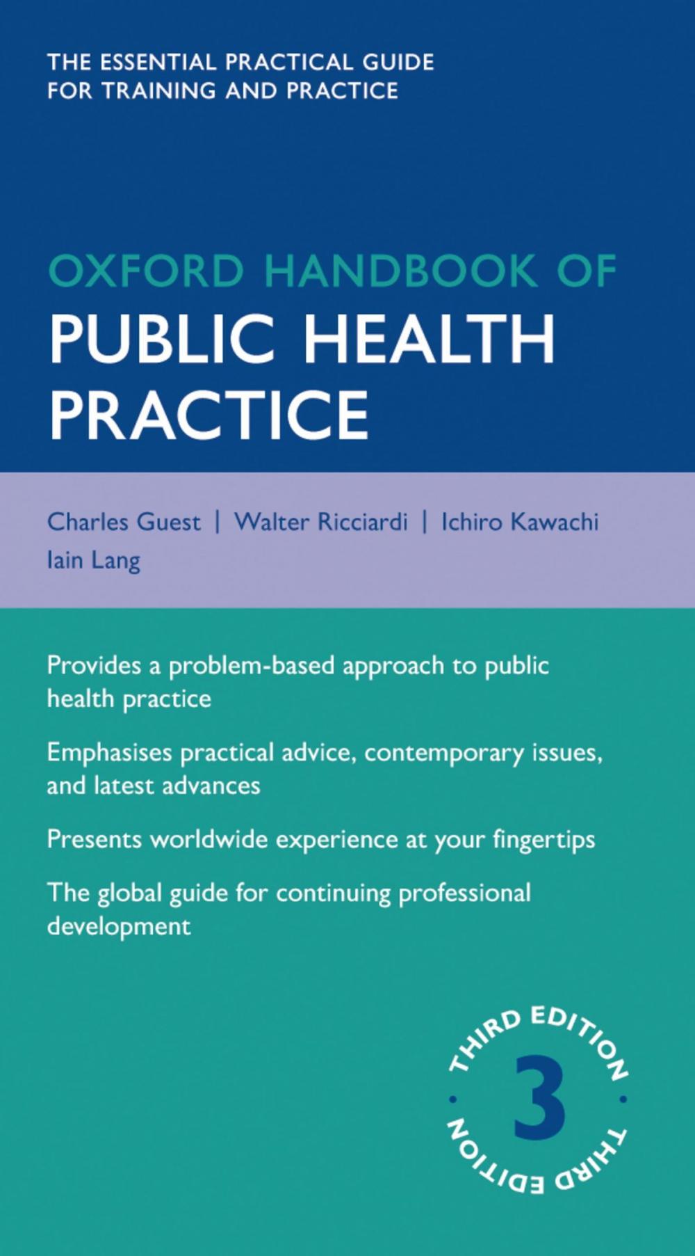 Big bigCover of Oxford Handbook of Public Health Practice