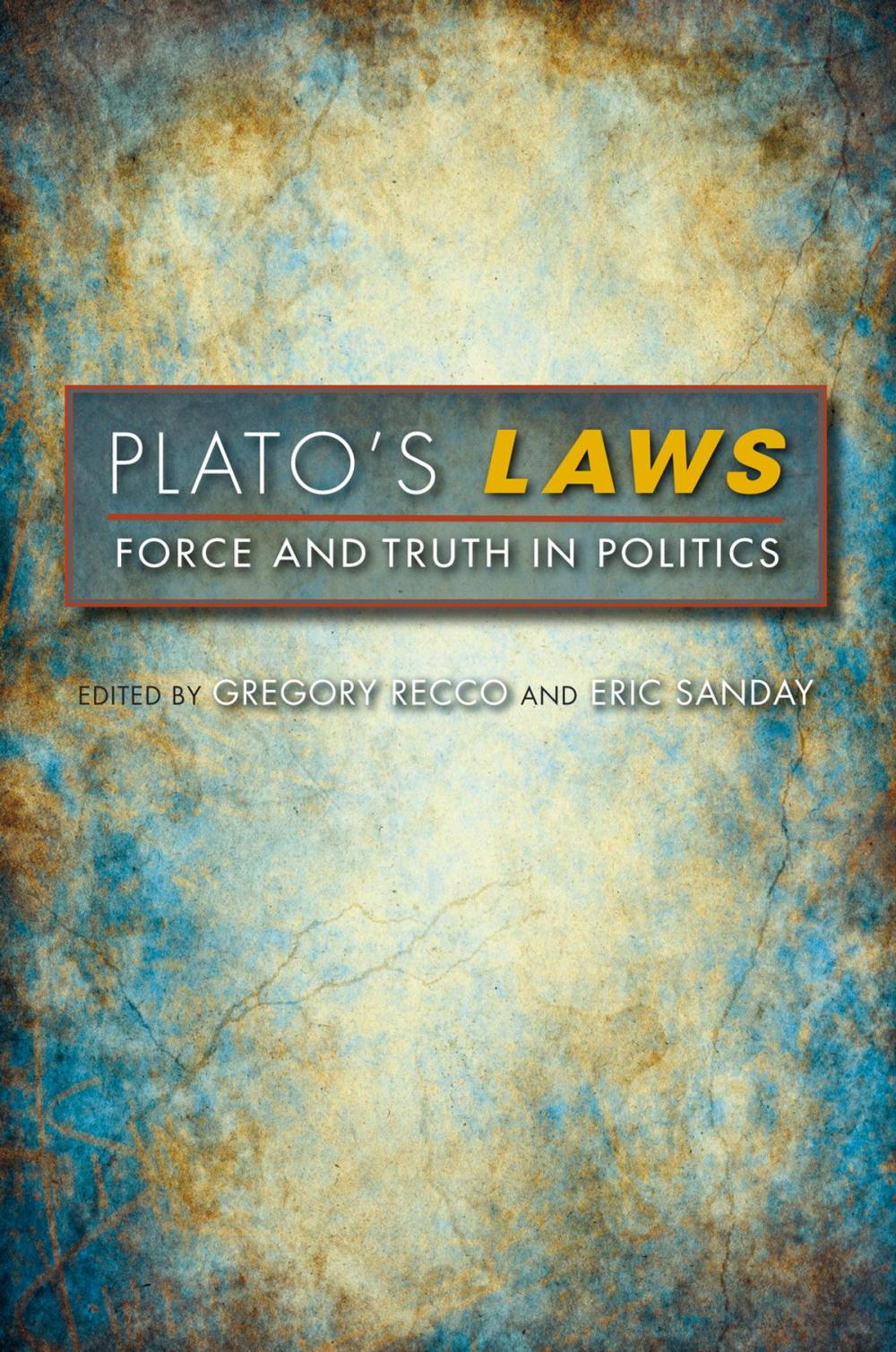 Big bigCover of Plato's Laws