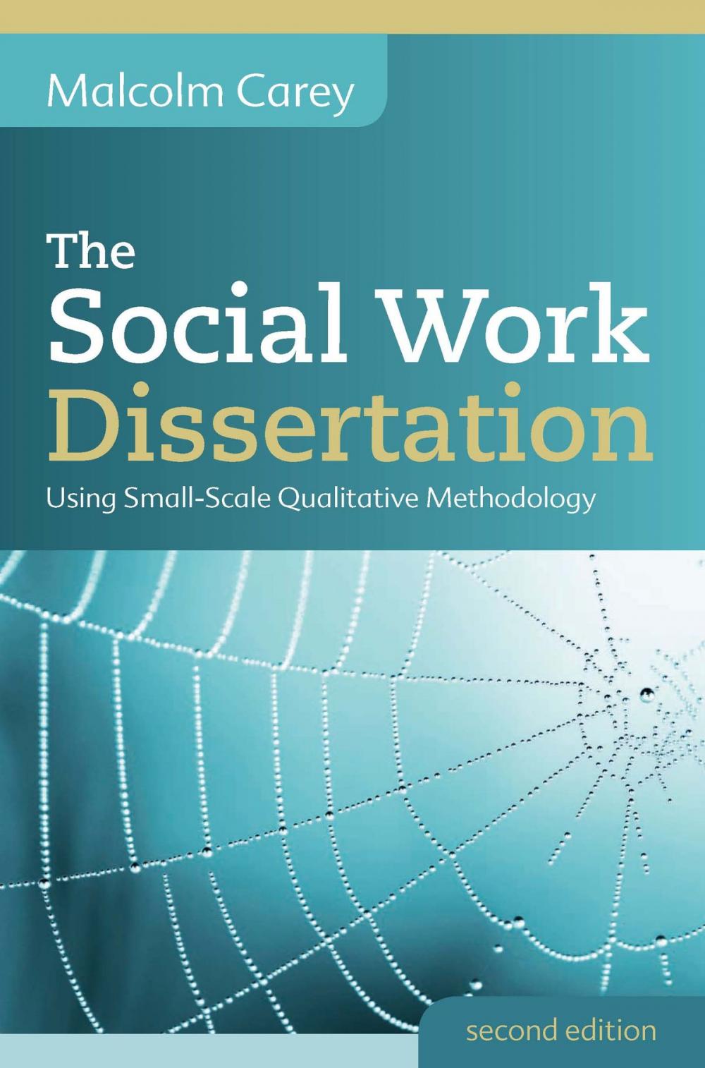 Big bigCover of The Social Work Dissertation: Using Small-Scale Qualitative Methodology