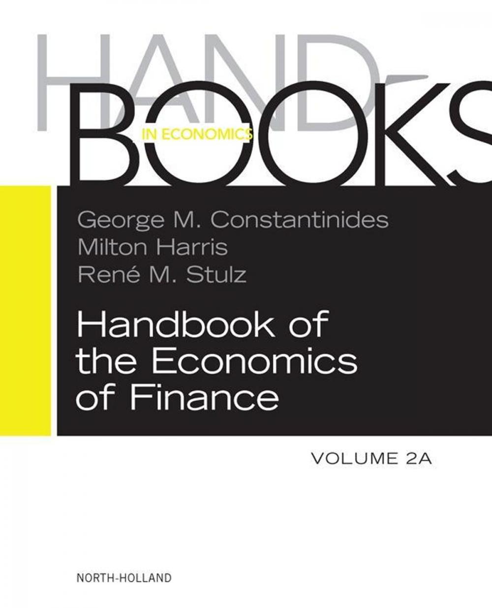 Big bigCover of Handbook of the Economics of Finance