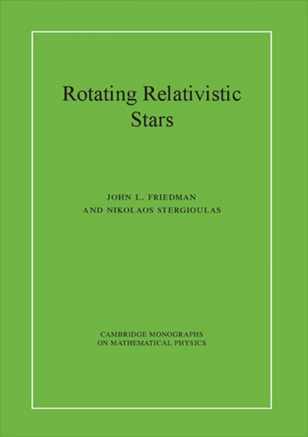 Big bigCover of Rotating Relativistic Stars