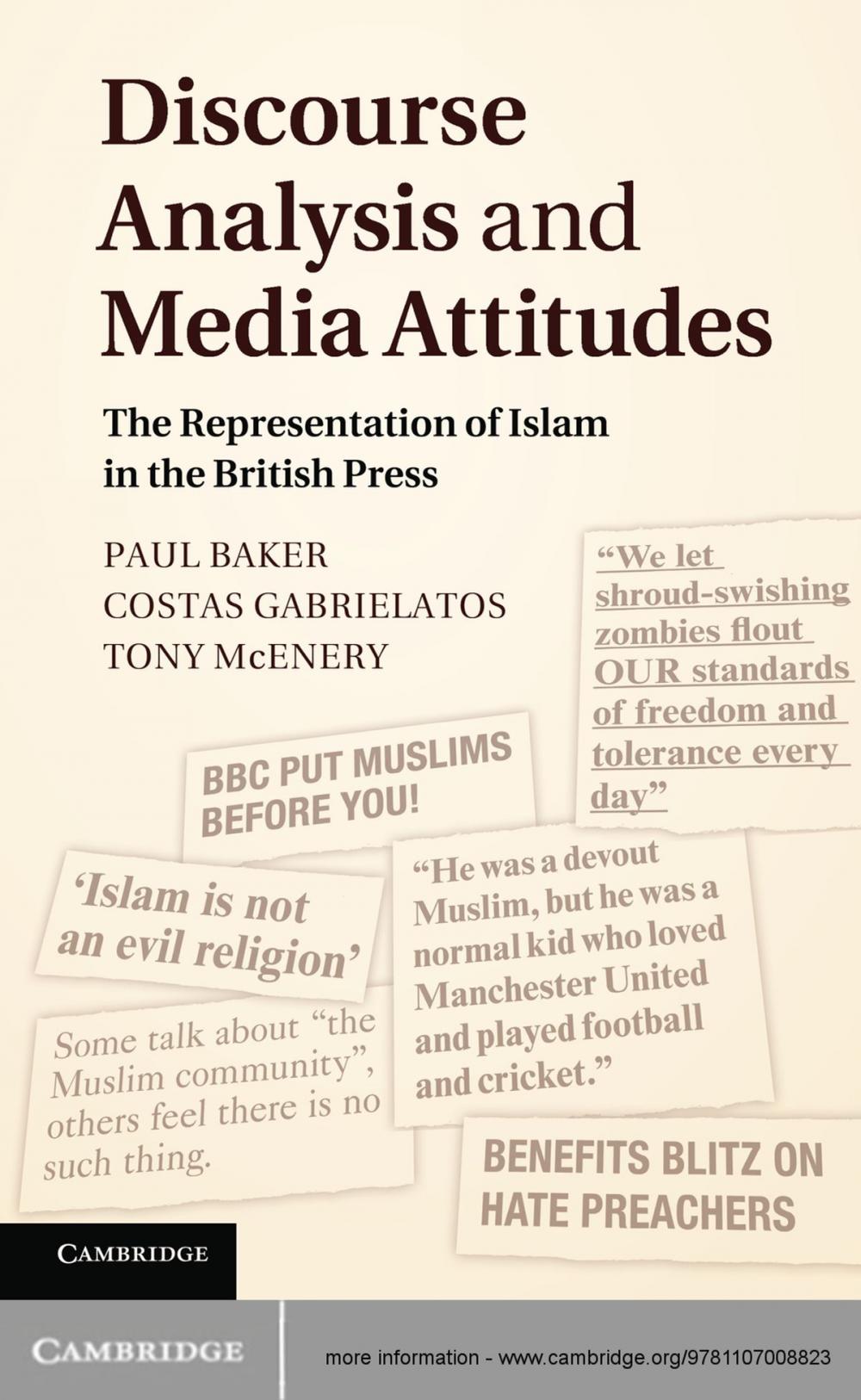 Big bigCover of Discourse Analysis and Media Attitudes