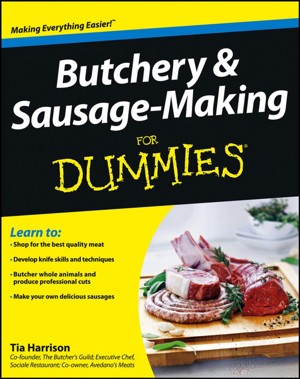 Big bigCover of Butchery and Sausage-Making For Dummies