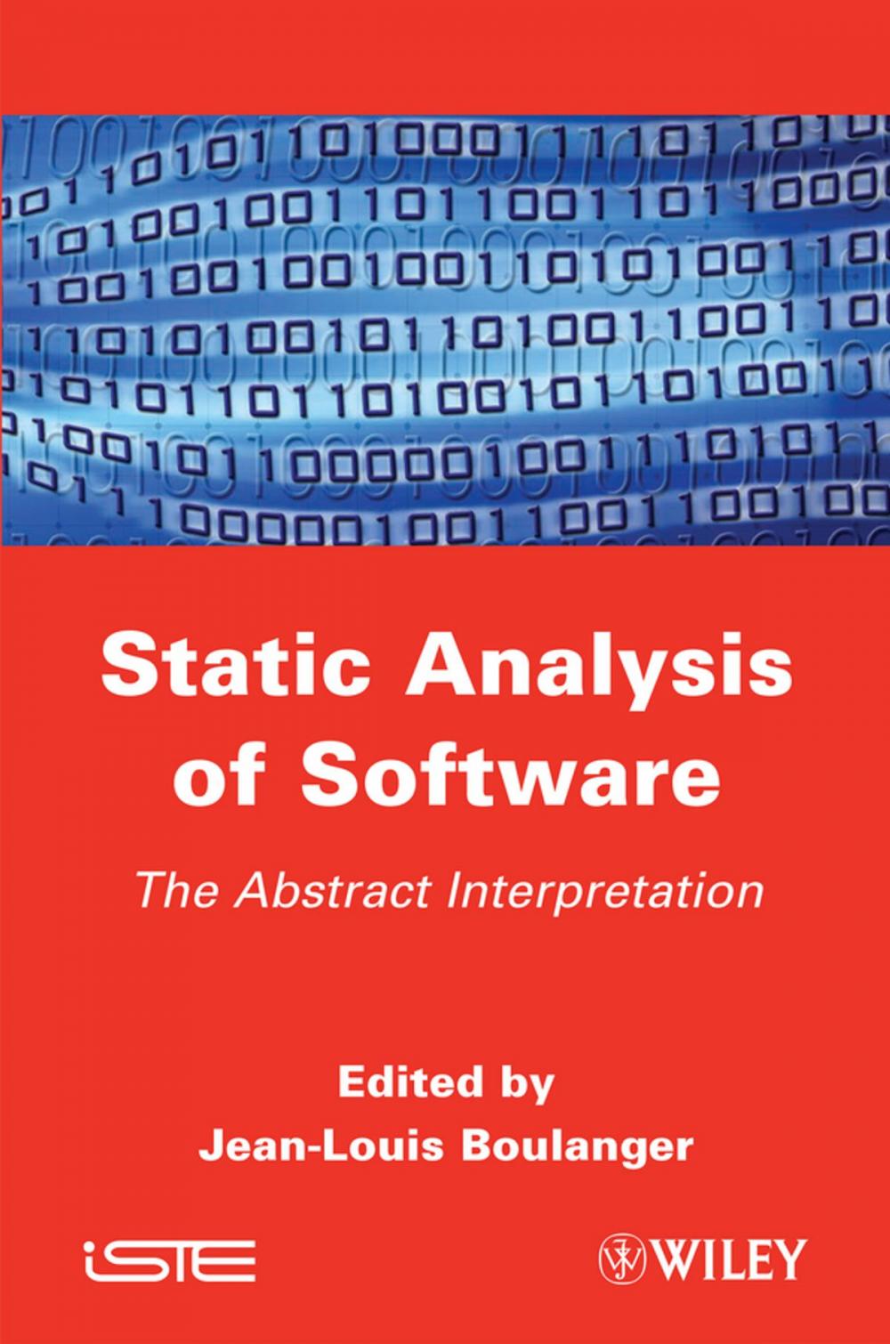 Big bigCover of Static Analysis of Software