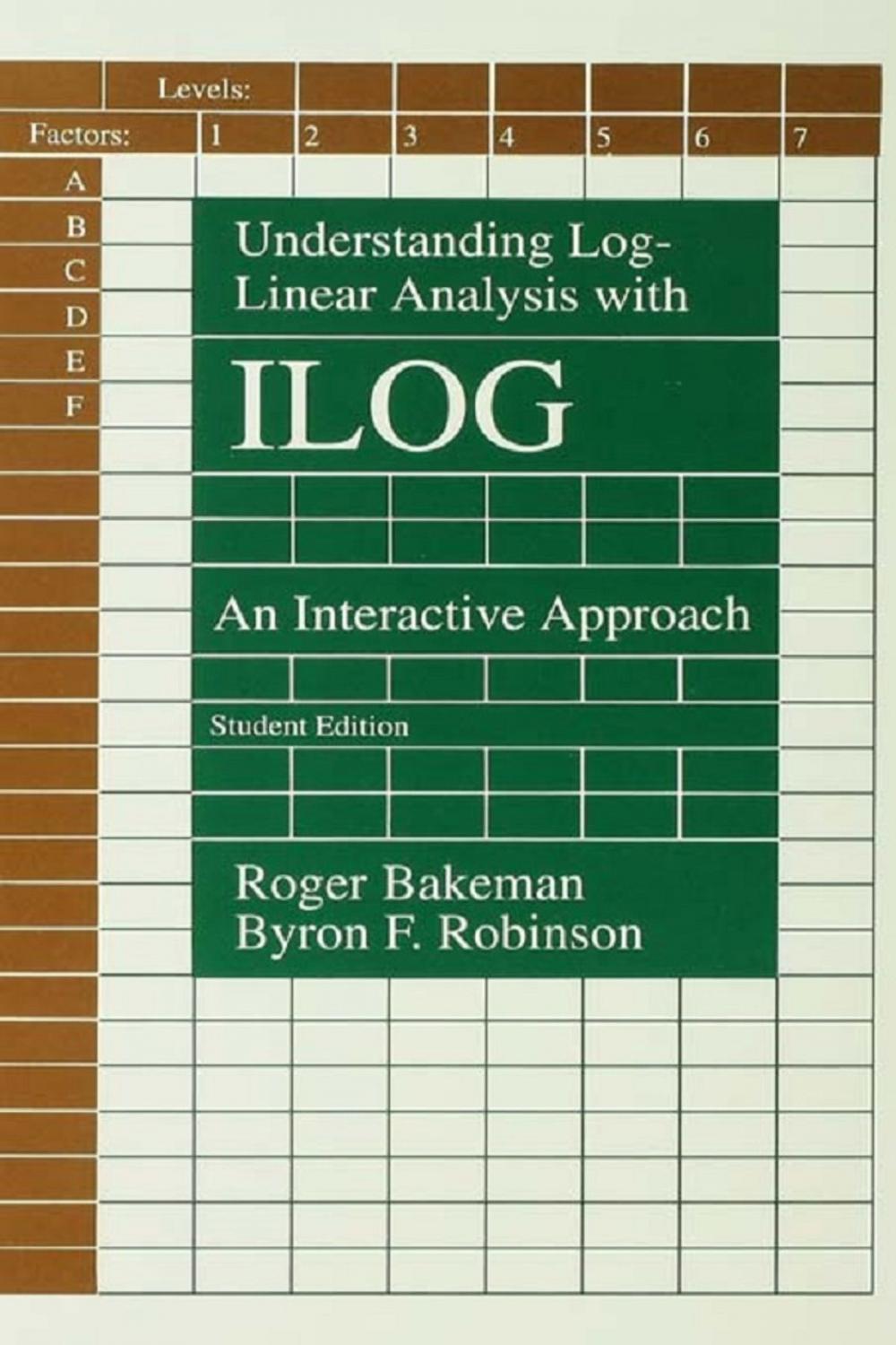 Big bigCover of Understanding Log-linear Analysis With Ilog