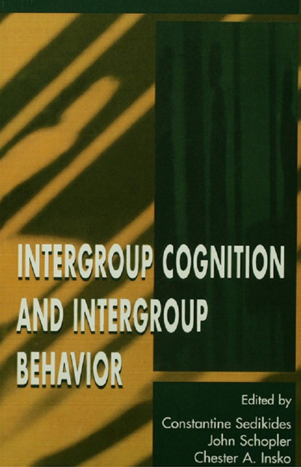 Big bigCover of Intergroup Cognition and Intergroup Behavior