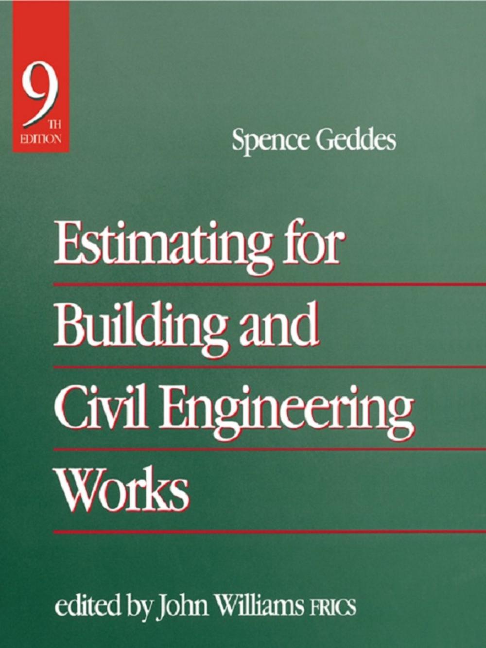 Big bigCover of Estimating for Building & Civil Engineering Work