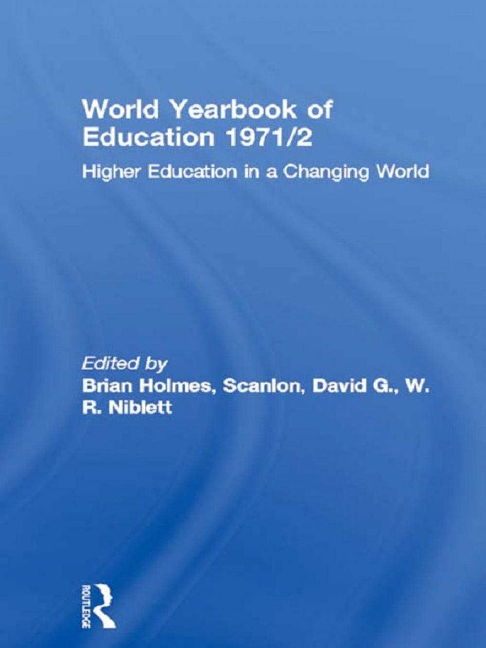 Big bigCover of World Yearbook of Education 1971/2