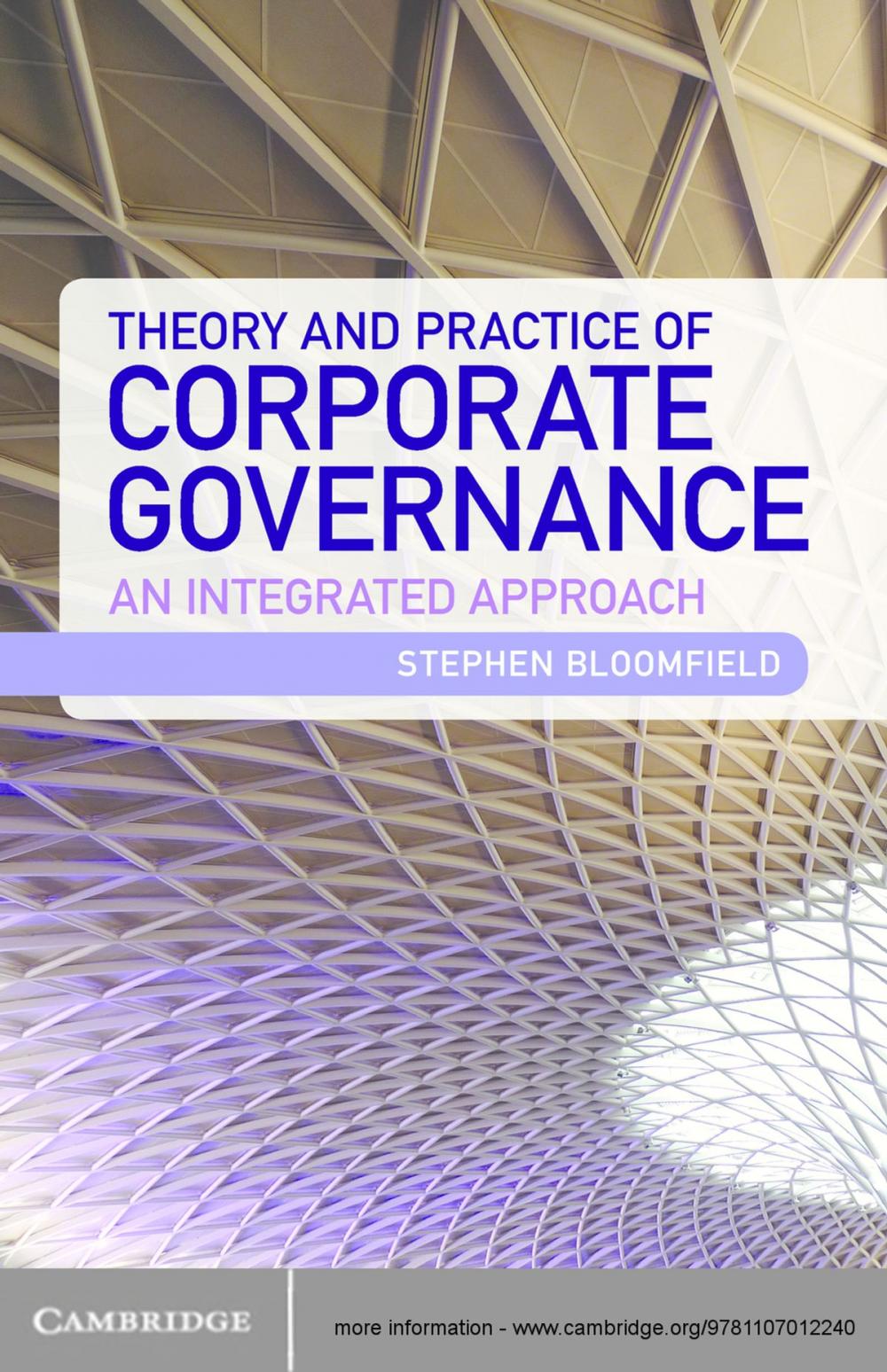 Big bigCover of Theory and Practice of Corporate Governance