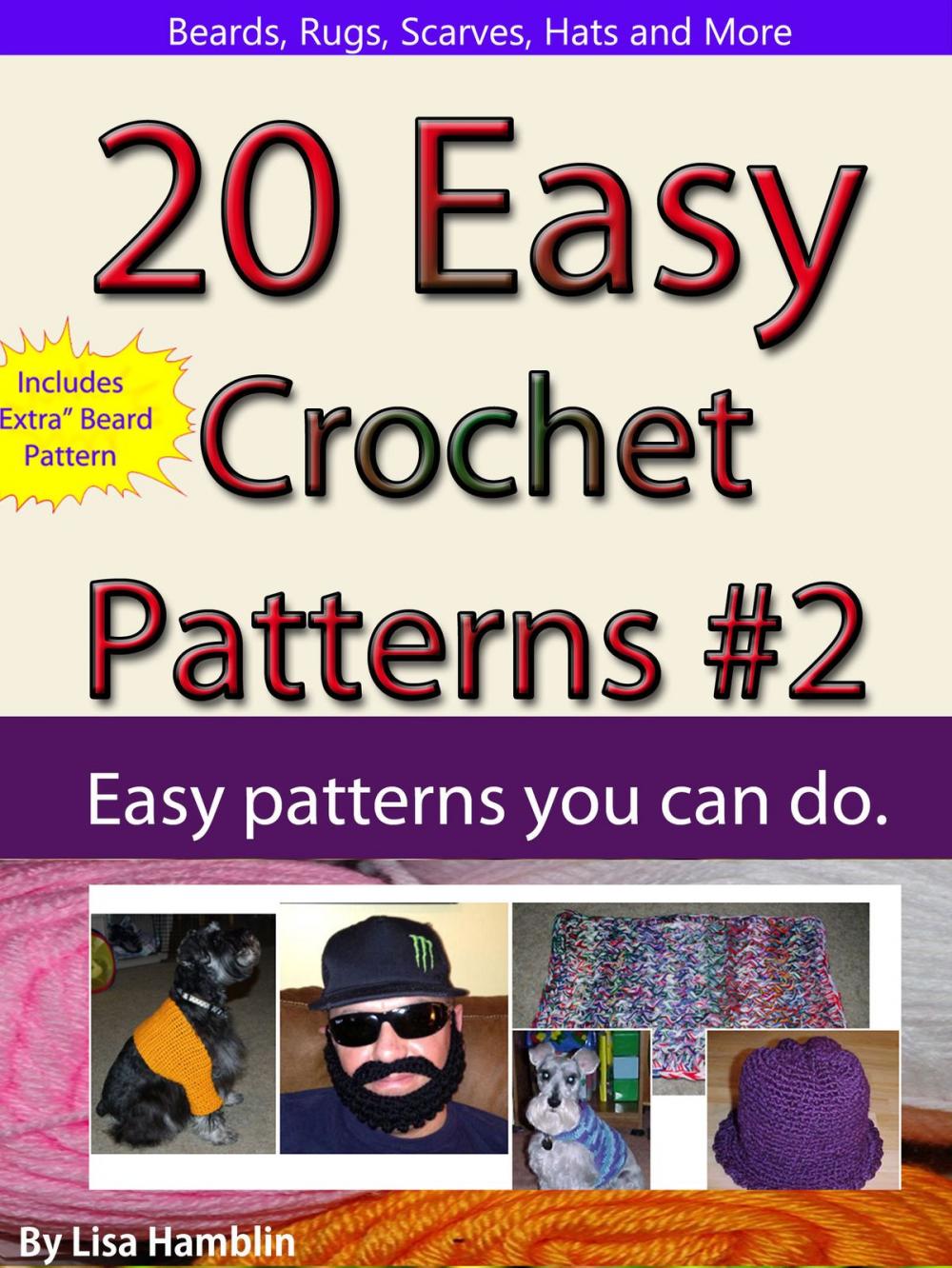 Big bigCover of 20 Easy Crochet Patterns Book 2