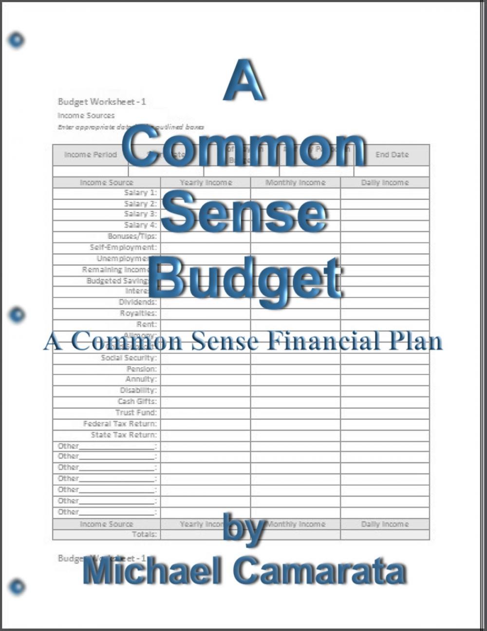 Big bigCover of A Common Sense Budget