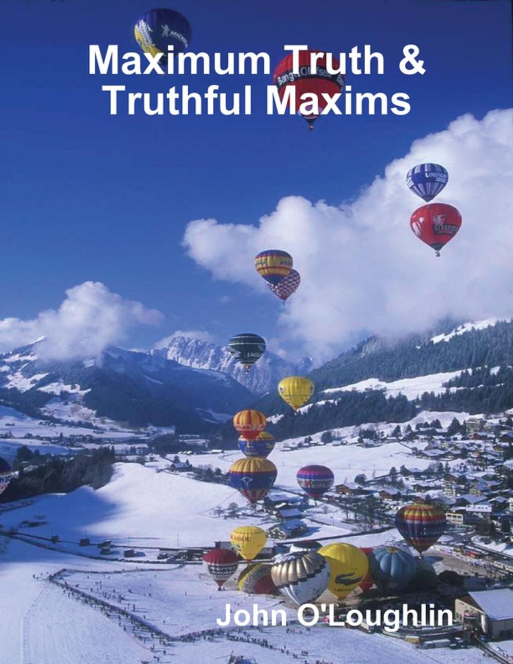 Big bigCover of Maximum Truth & Truthful Maxims