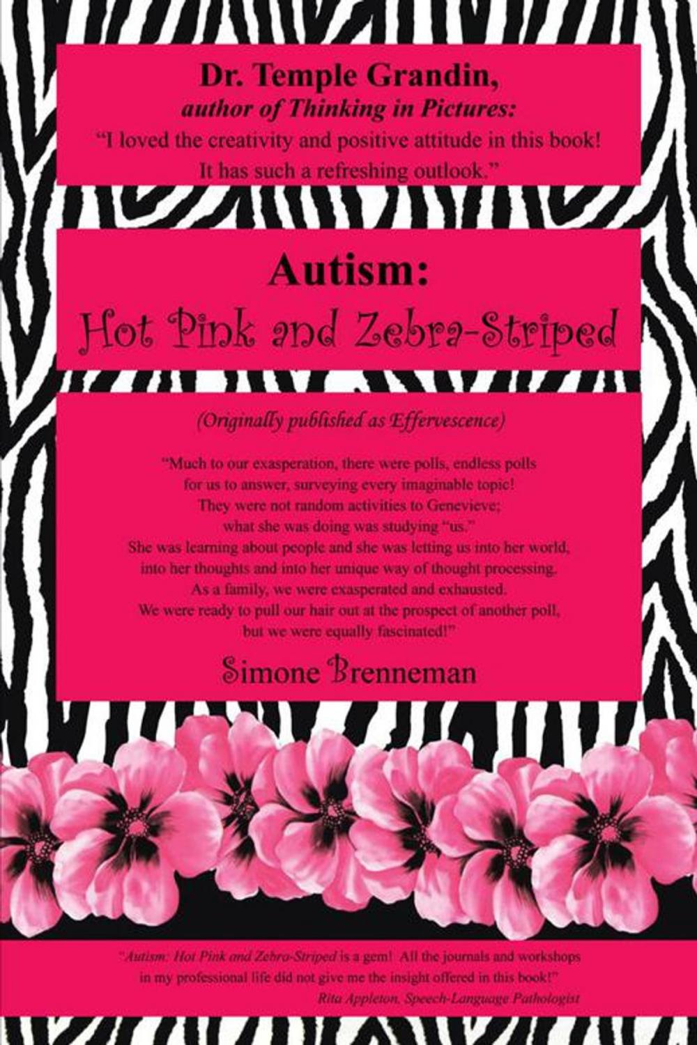 Big bigCover of Autism: Hot Pink and Zebra-Striped