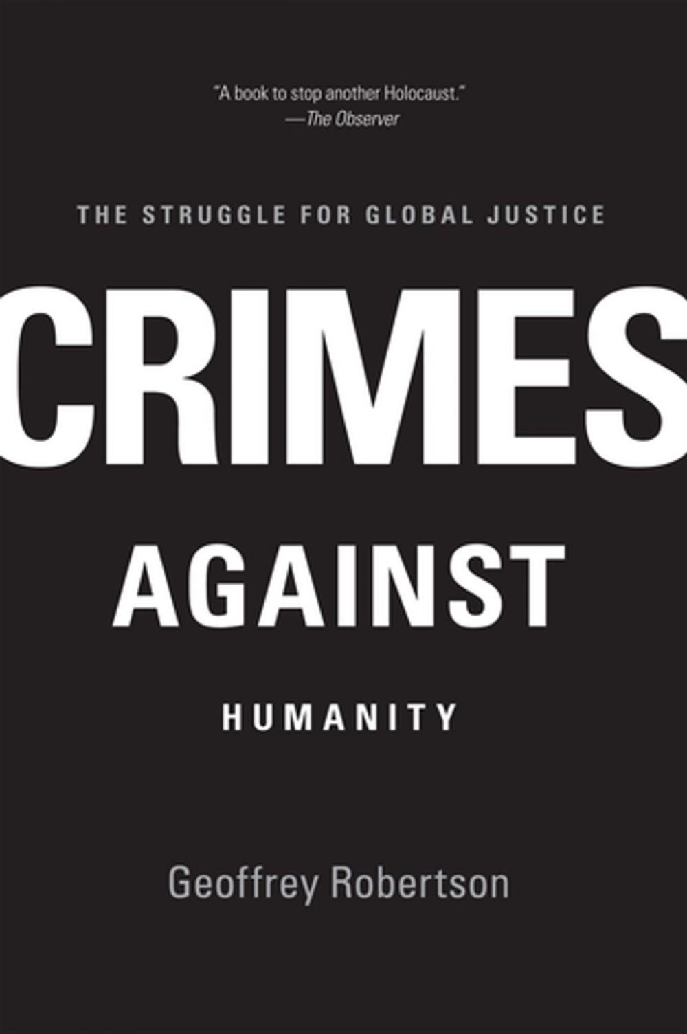 Big bigCover of Crimes Against Humanity