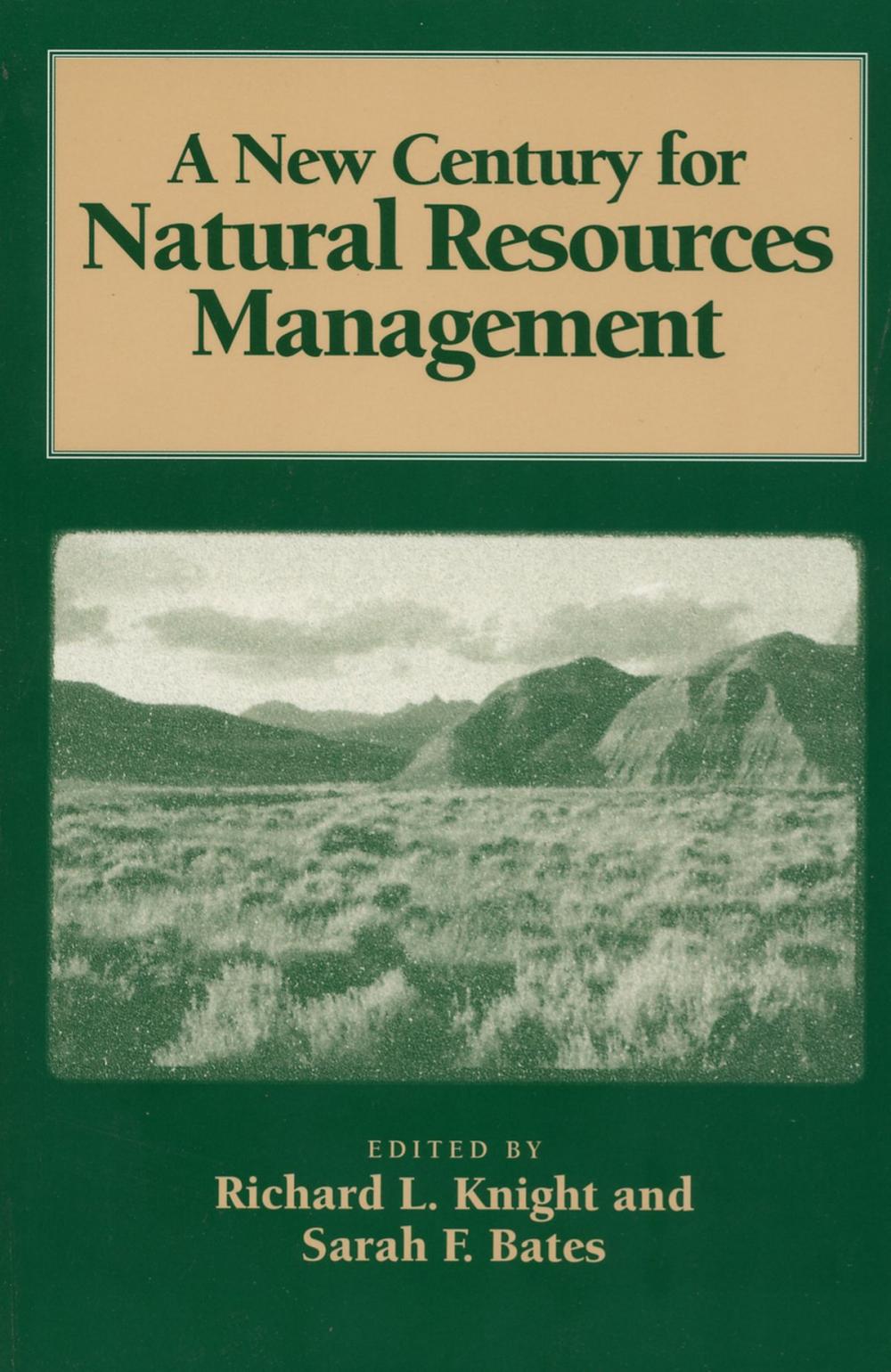 Big bigCover of A New Century for Natural Resources Management