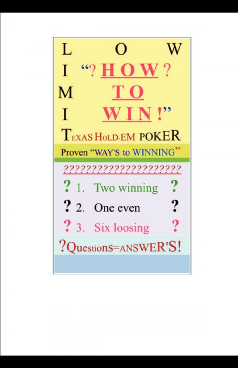 Big bigCover of HOW to WIN