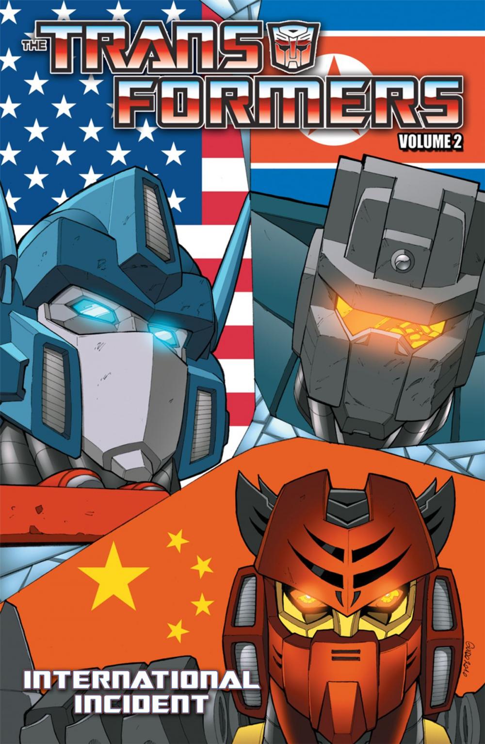 Big bigCover of Transformers Volume 2: International Incident