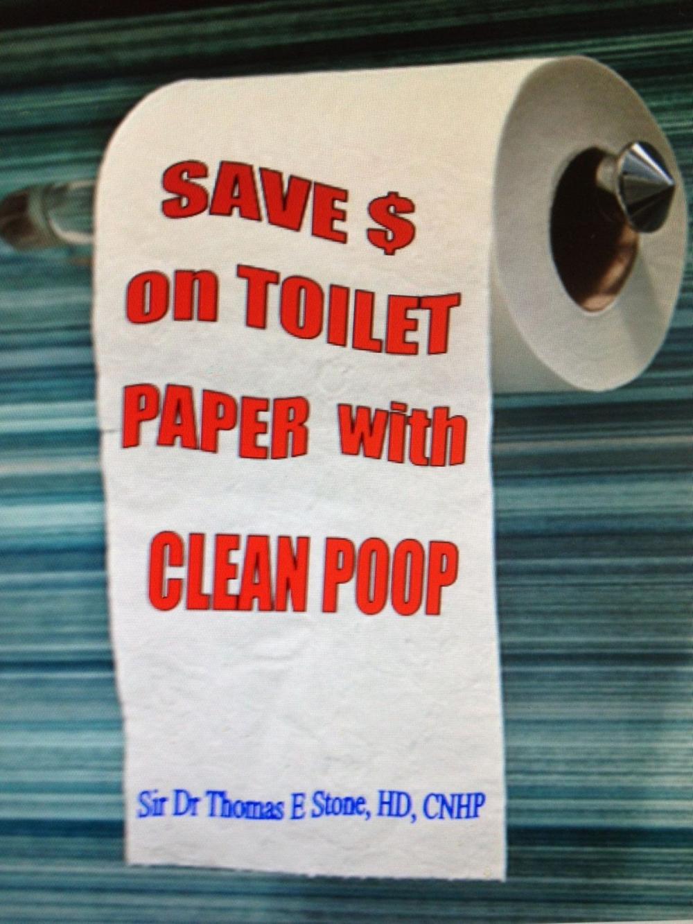 Big bigCover of Save Money on Toilet Paper with Clean Poop