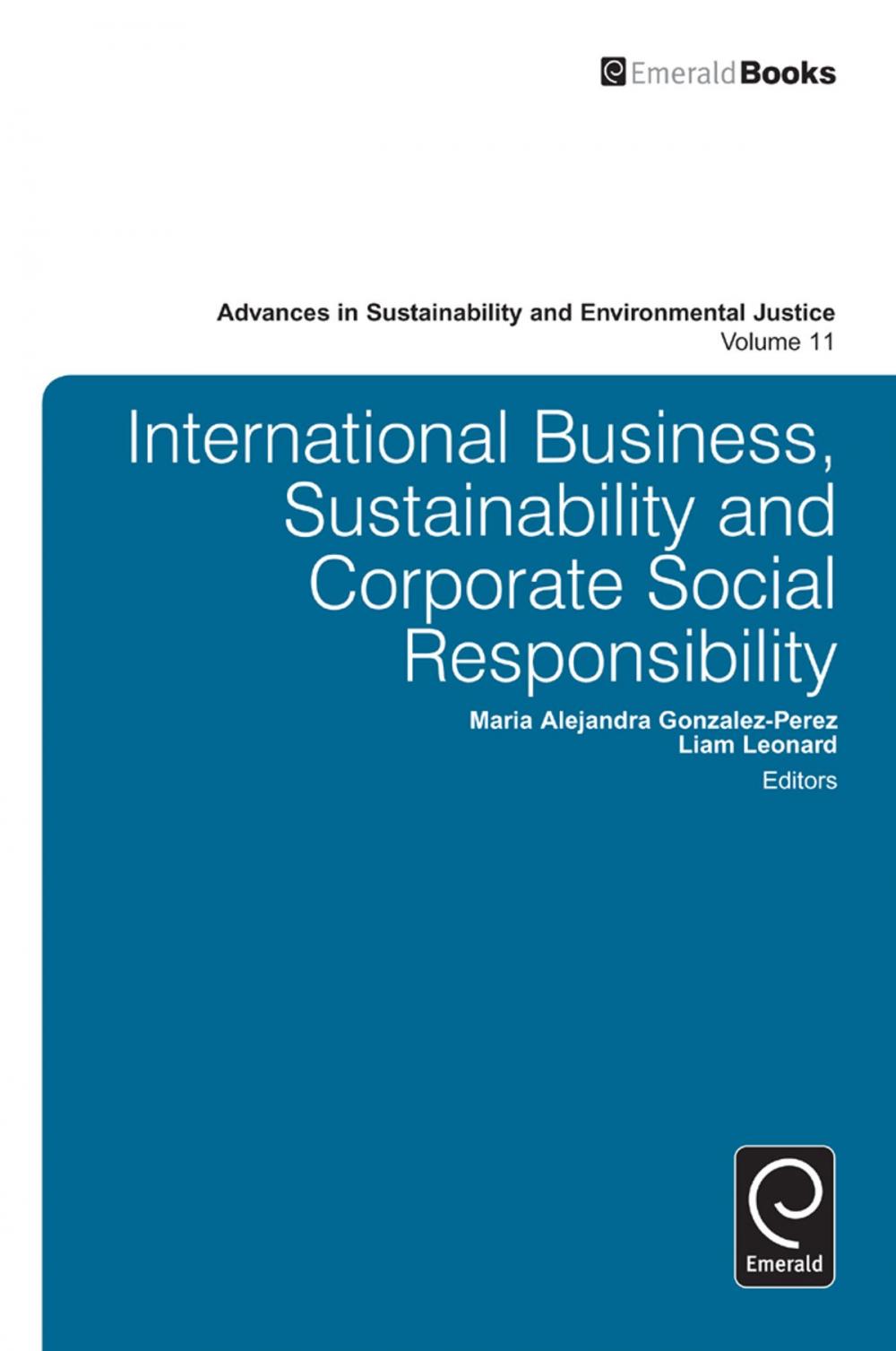 Big bigCover of International Business, Sustainability and Corporate Social Responsibility