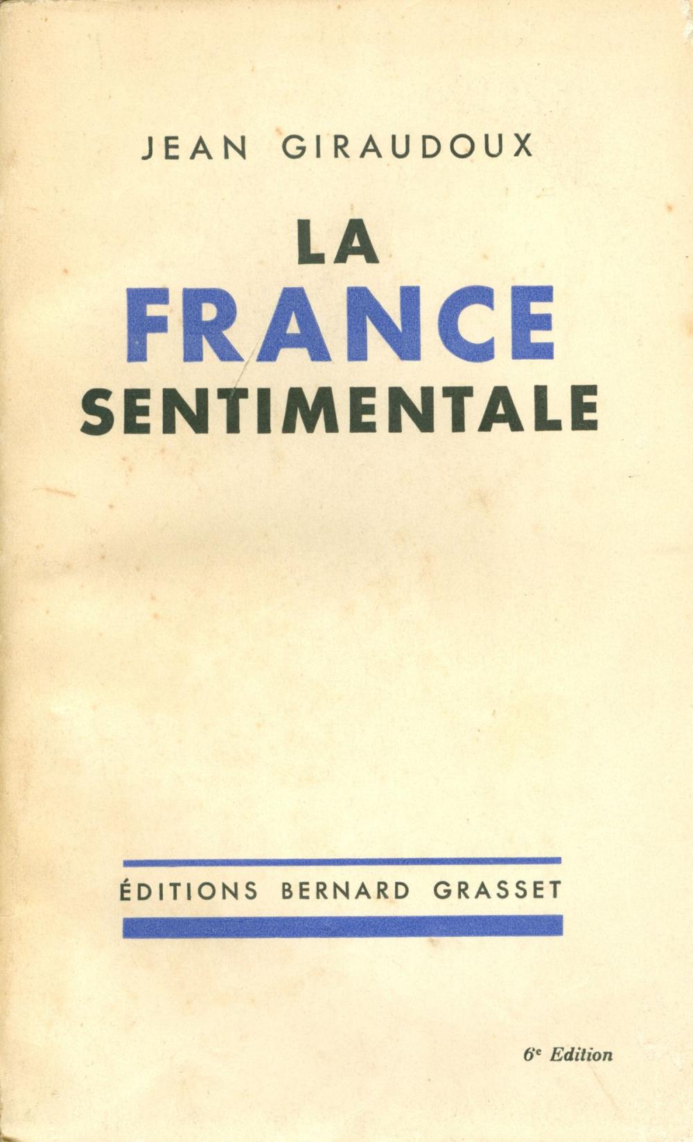 Big bigCover of La France sentimentale