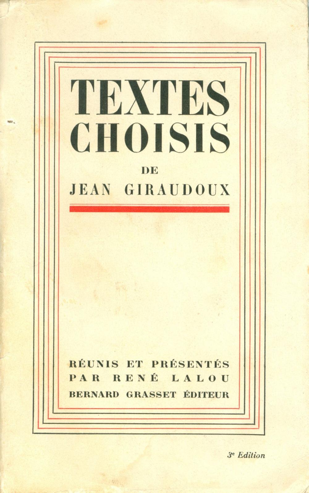 Big bigCover of Textes Choisis