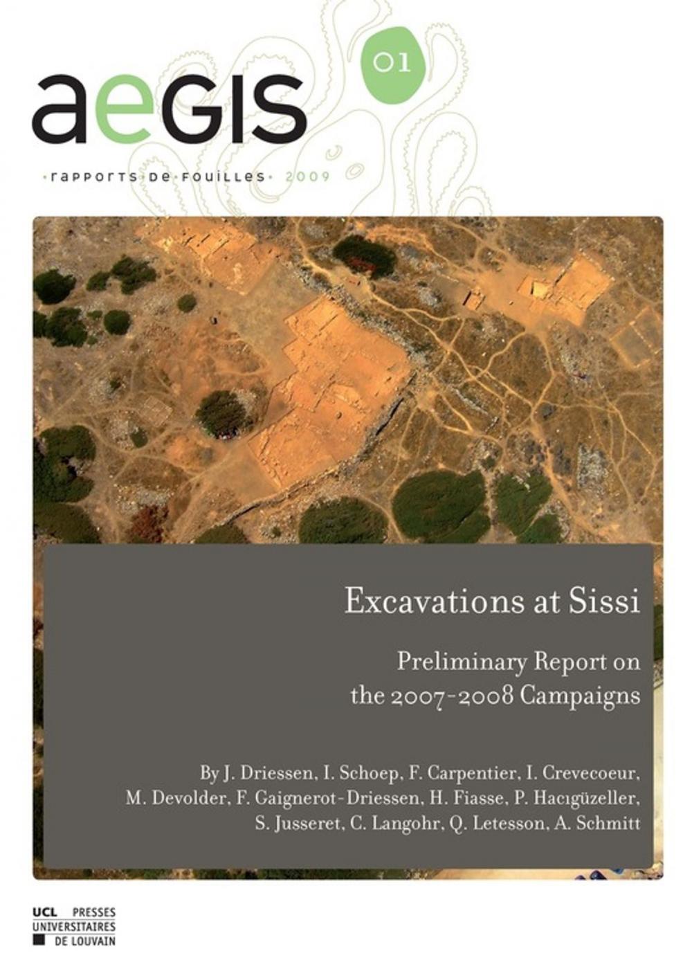 Big bigCover of Excavations at Sissi