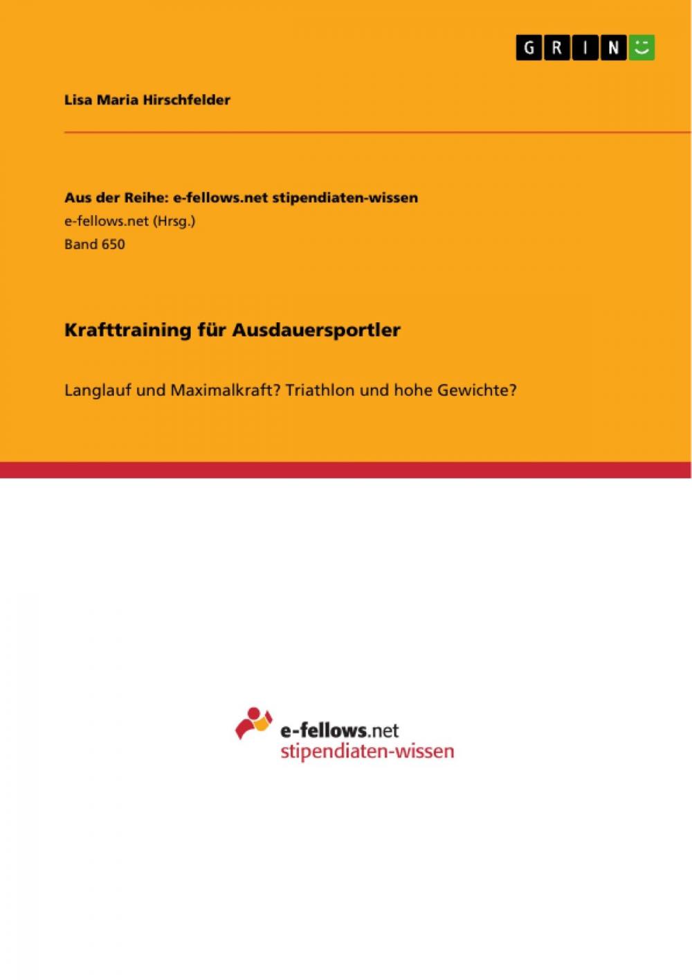 Big bigCover of Krafttraining für Ausdauersportler