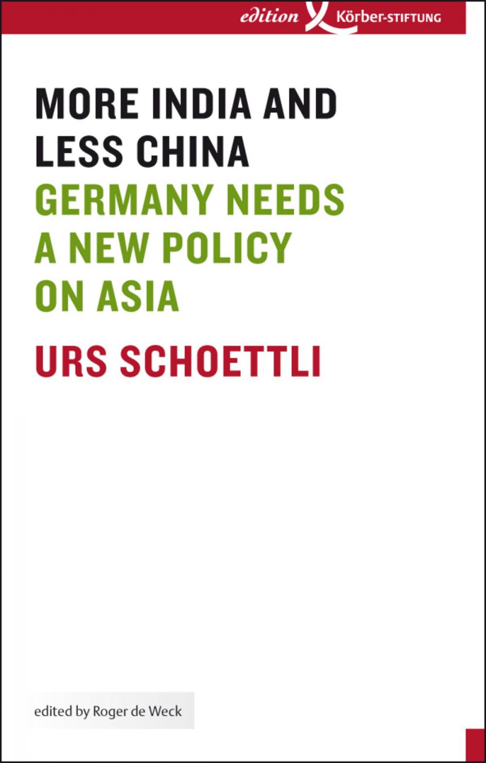 Big bigCover of More India and Less China