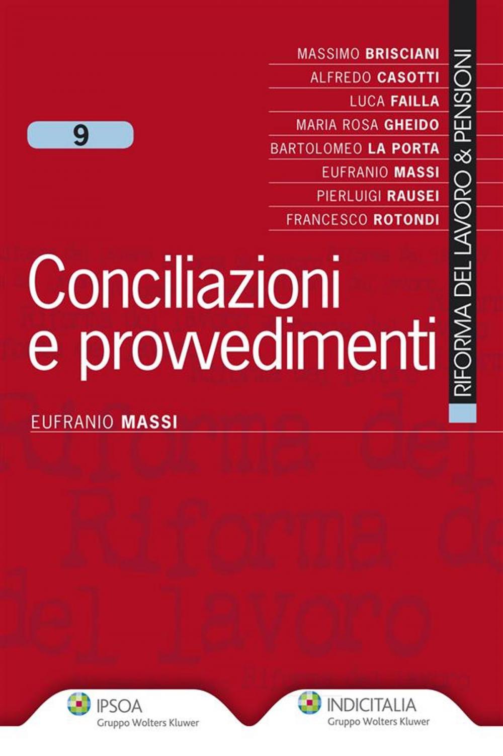 Big bigCover of Conciliazioni e provvedimenti