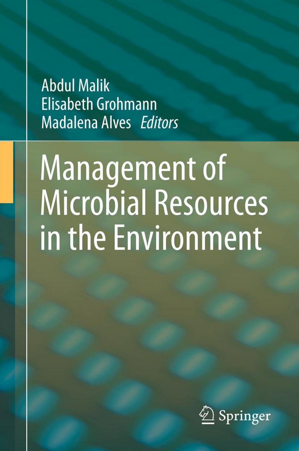 Big bigCover of Management of Microbial Resources in the Environment