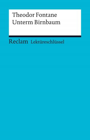 Cover of the book Lektüreschlüssel. Theodor Fontane: Unterm Birnbaum by Annette von Droste-Hülshoff