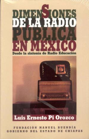 Book cover of Dimensiones de la radio pública en México