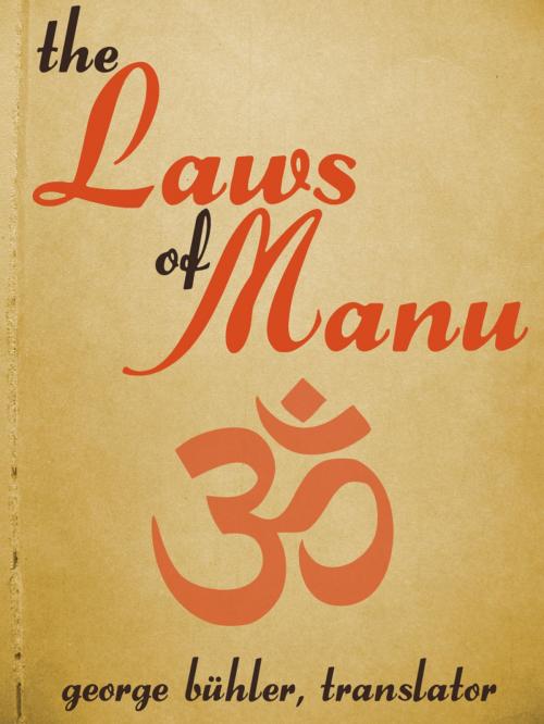 Cover of the book The Laws of Manu by George Bühler, AppsPublisher