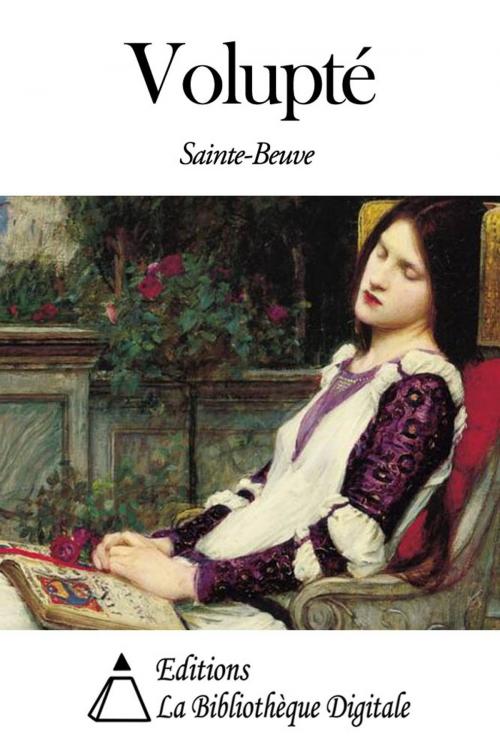 Cover of the book Volupté by Sainte-Beuve, Editions la Bibliothèque Digitale