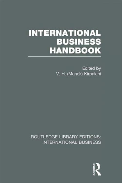 Cover of the book International Business Handbook (RLE International Business) by , Taylor and Francis