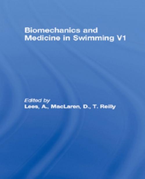 Cover of the book Biomechanics and Medicine in Swimming V1 by , Taylor and Francis