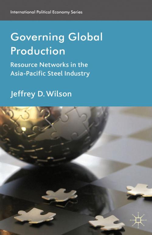 Cover of the book Governing Global Production by J. Wilson, Palgrave Macmillan UK