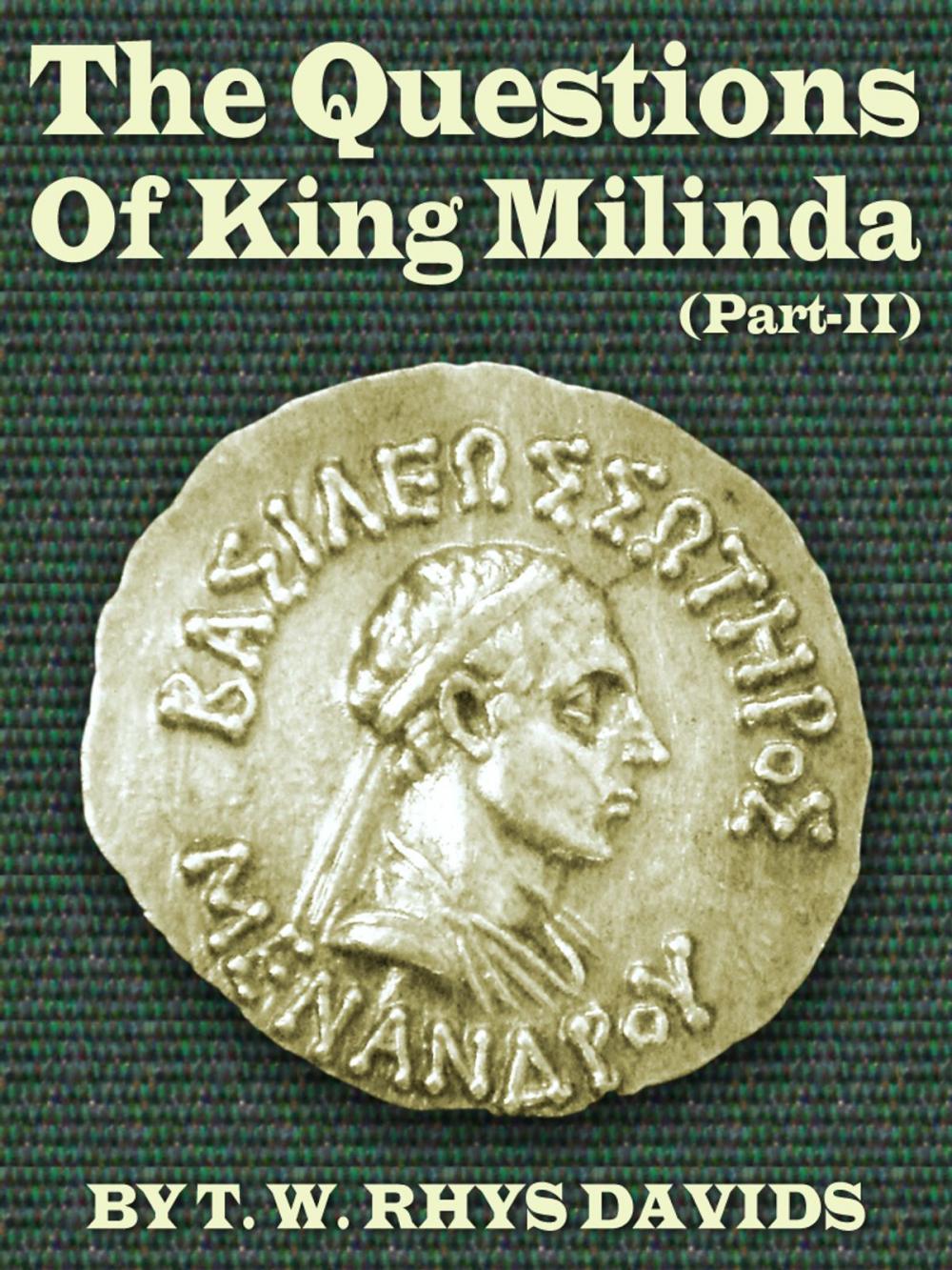 Big bigCover of The Questions Of King Milinda Part II