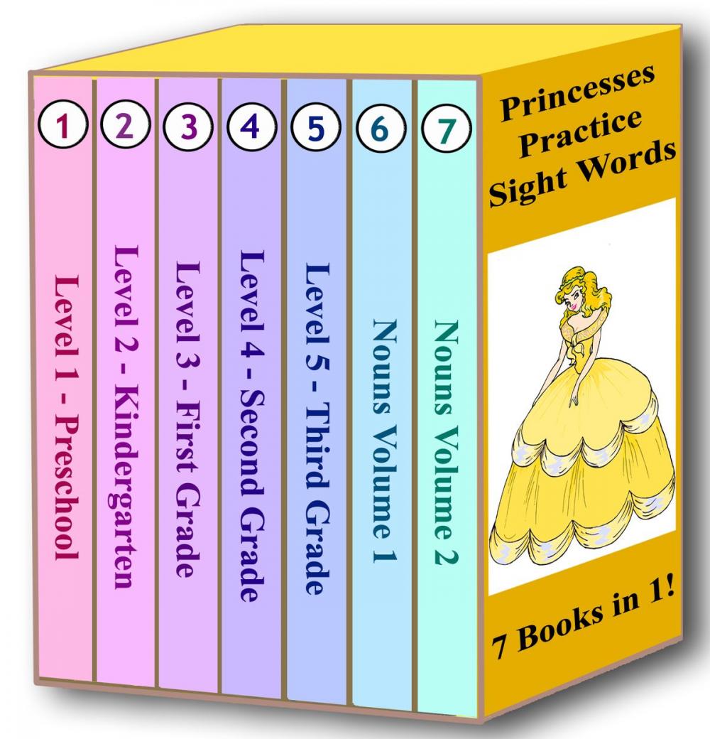 Big bigCover of Princesses Practice Sight Words - 7 Books in 1!