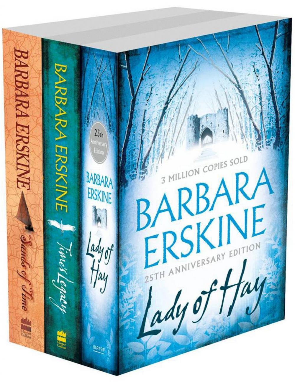 Big bigCover of Barbara Erskine 3-Book Collection: Lady of Hay, Time’s Legacy, Sands of Time