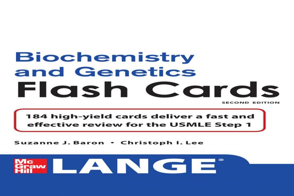 Big bigCover of Lange Biochemistry and Genetics Flash Cards 2/E