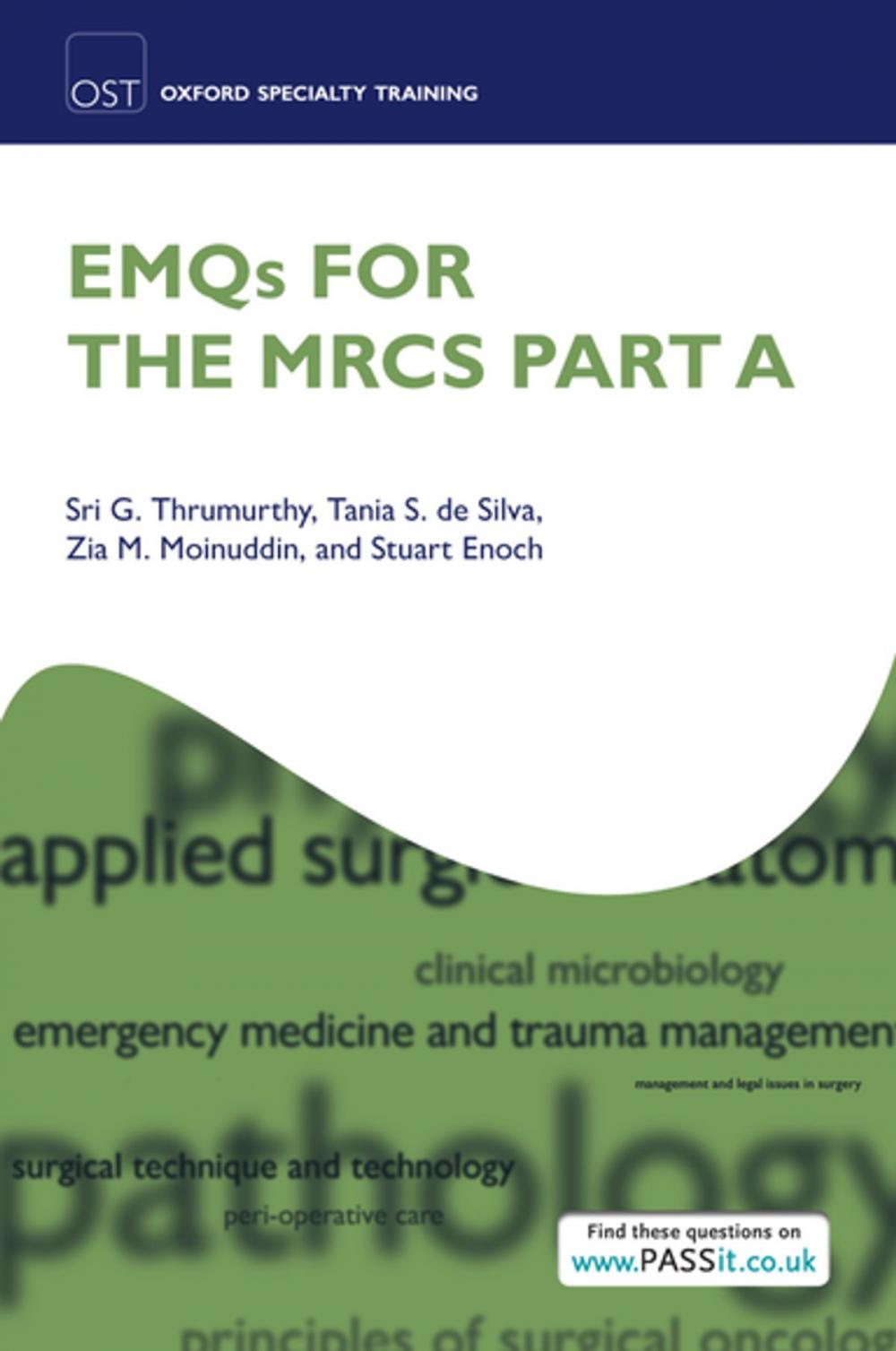 Big bigCover of EMQs for the MRCS Part A