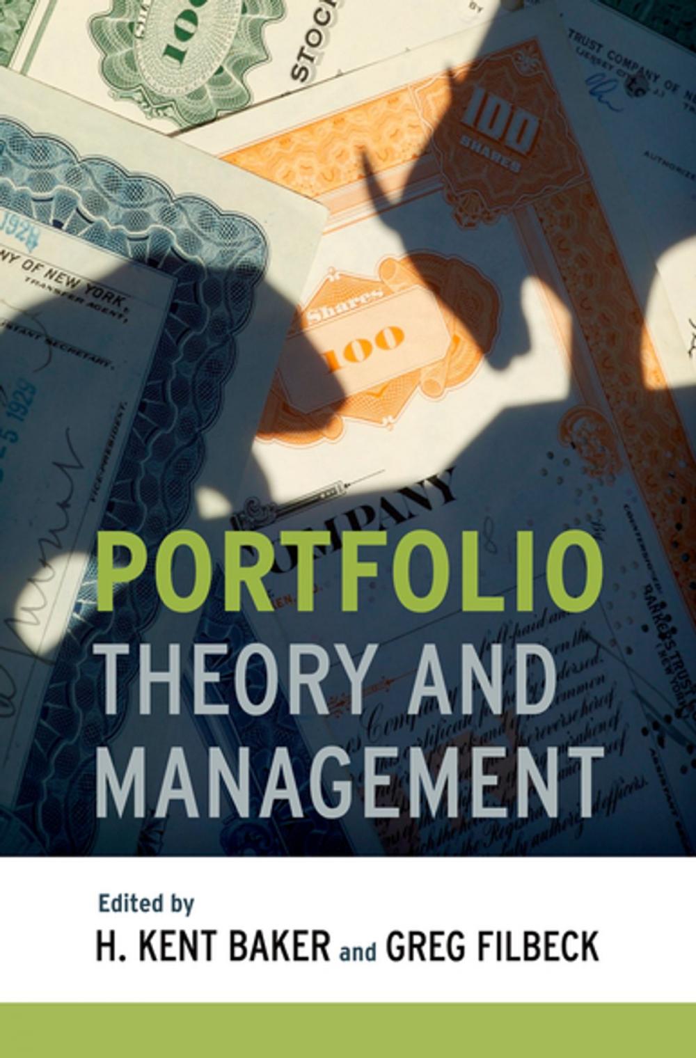 Big bigCover of Portfolio Theory and Management