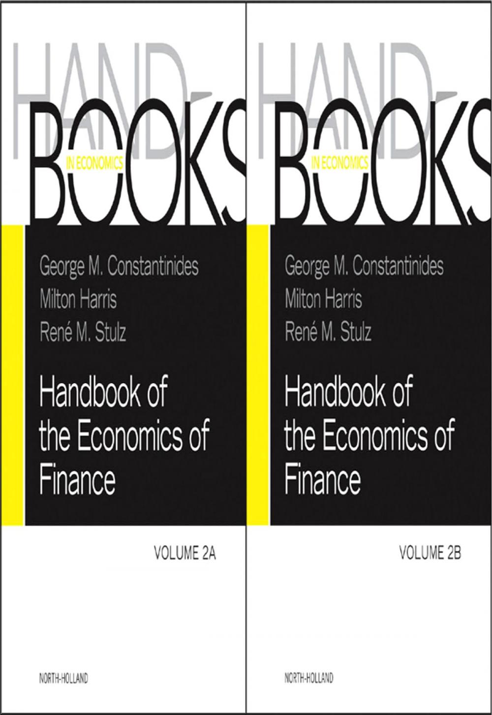 Big bigCover of Handbook of the Economics of Finance SET:Volumes 2A & 2B