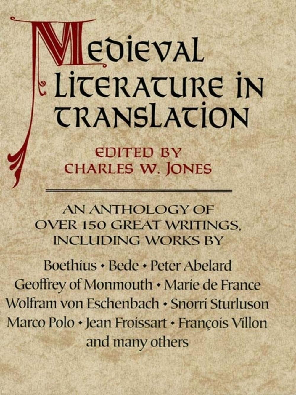 Big bigCover of Medieval Literature in Translation