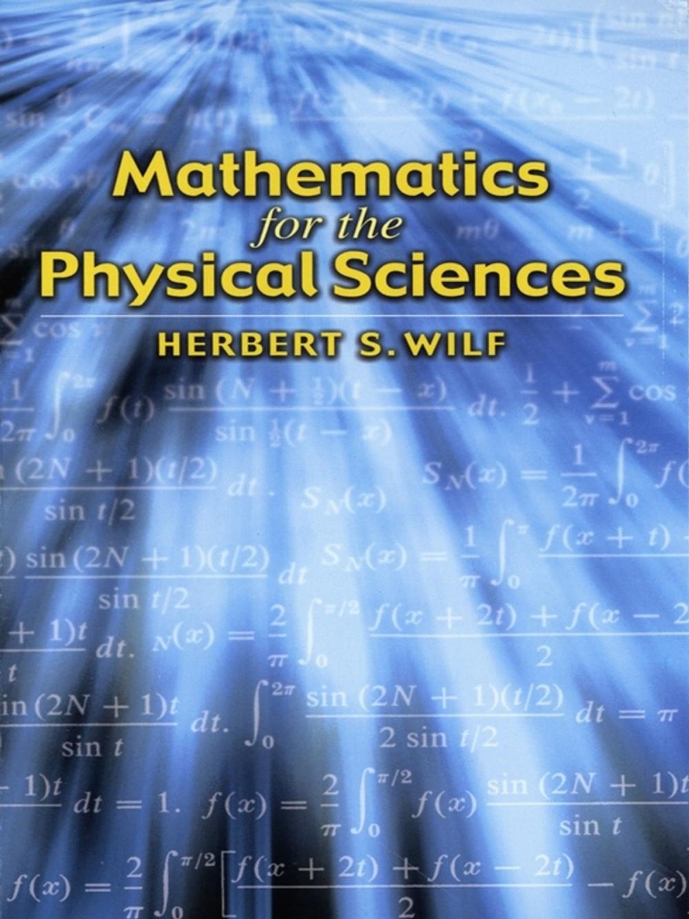 Big bigCover of Mathematics for the Physical Sciences