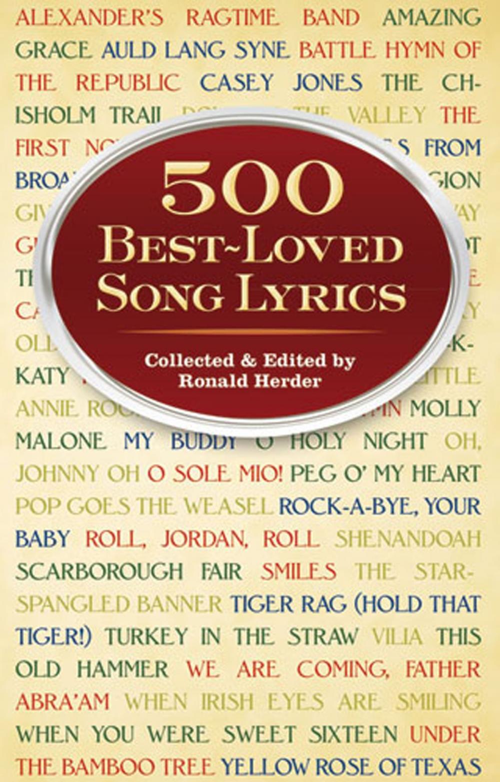 Big bigCover of 500 Best-Loved Song Lyrics